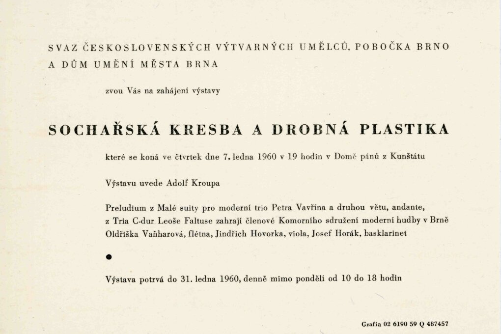 Sochařská kresba a drobná plastika